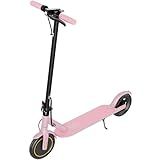 Sigravy Electric Scooter for Adults, Folding Commuter Kids E-Scooter, 350W Motor, 8.5”Tires, 16–19 MPH, 19–21Miles Range, Dual Brake, App Control, Lightweight Scooter for Teens, 16Mph, Pink