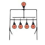 KNINE OUTDOORS Resetting Shooting Target Airsoft Rimfire Pellet BB Gun Target, Rated for .22 .177 Caliber (Airgun)