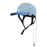 Summer Non-Slip Baseball Cap with Vintage American Retro Patchwork Print | Quick-Dry & Windproof | Adjustable Chin Strap for Running, Golf, Hiking & Outdoor Activities