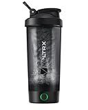 VOLTRX Protein Shaker Bottle, Merger USB C Rechargeable Electric Protein Shake Mixer, Shaker Cups for Protein Shakes and Meal Replacement Shakes, BPA Free, 24oz