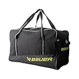 Bauer Hockey Core Carry Bag '24 (Black/Neon, Junior/Medium (32"x18"x16"))
