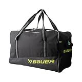 Bauer Hockey Core Carry Bag '24 (Black/Neon, Junior/Medium (32"x18"x16"))
