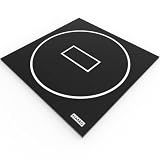HIAARO Foldable Wrestling Mat, BJJ Training Mat, Black, 10'x10',1.2" Thick