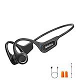 Bone Conduction Headphones, Open Ear, Bluetooth 6.0, IPX6 Sweatproof, Lightweight Comfortable Stable Fit Sports Wireless Earphones for Safe Running, Cycling, Gym Workouts, Hiking, 8H Playtime