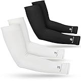 SportsTrail Cooling Arm Sleeves for Men & Women – Breathable, Moisture-Wicking, Sun Protection for Sports, Basketball, Football, Running, Golf, Cycling, Volleyball Arm Sleeves for Women, Men & Youth