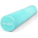 Yes4All EVA Firm Foam Roller for Back - Round Roller for Exercise, Yoga & Pilates 12/18/24/36 inch