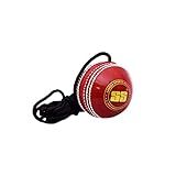 SS Hanging Ball for Bat Knocking and Practice with Reaction String (Threaded Seam)