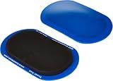 Tumbl Trak Smooth Sliding Sliders with Comfortable Top, Pair (for Carpet Floors) Blue(Small -Pair), 9 in