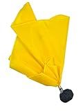 Great Call Athletics | Professional Football Penalty Flag | Gold w/Black Ball Style Referee Lacrosse Official | Elite Officials Choice!