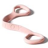 YOTTOY Figure 8 Resistance Band, Elastic Resistance Band with Comfortable Handles for Home Workout, Physical Therapy, Arm, Leg & Glute Training (Pink, 20 LB)
