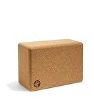 Manduka Yoga Block - Fine-Grain Cork Block, Yoga Equipment, Home Gym Accessory, Pilates Tool, Lightweight for Travel, Extra Firm Workout Accessory with Comfortable Edges