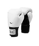 Everlast ProStyle 2 Boxing Gloves | Classic Fight Training Gloves for Men and Women | Secure Fit Hook and Loop with Wrist Support | Heavy Bag & Fitness Training (12 oz | White)