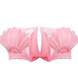 MoKo Arm Bands for Kids, Toddlers Begin to Swim Inflatable Pool Floats Sleeves, Cute Cartoon Swimming Wings Armlets Rings Floaties Tubes, Water Sports Learning Training Aids, Scallop