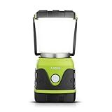 LE 1000LM Battery Powered LED Camping Lantern, Waterproof Tent Light with 4 Light Modes, Camping Essentials, Portable Lantern Flashlight for Camping, Emergency Light, Power Outages, Not Rechargeable