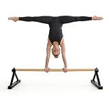 Leemeexaa Gymnastics Pirouette Bar,Floor Bar Gymnastics for Handstand Training,54 inch Wooden Floor Bar Gymnastics, Floor Bar Push Up Bar Suitable for Gymnasts Handstand Floor Training Gymnast Gift