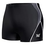 361º Jammers Swimsuit for Men,Competition Lap Swim Suit, Square Leg Endurance Training for Beach Holiday