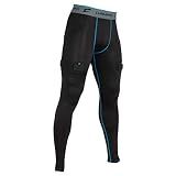 Champro Sports Adult Men's Compression Hockey Jock Pants with Cup & Sock Tabs (Black, Adult Medium) (HCC2)