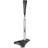 Portable Batting Tee for Baseball/Softball - Ultra Durable Hitting Tee with Weighted “Triangular” Base For All Surfaces, Height Adjusts From 24-46" Softball Tee For All Ages & Skill Level Players