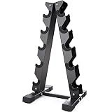 AKYEN A-Frame Dumbbell Rack Stand Only, Weight Rack for Dumbbells Compact Home Gym Space Saver, 480/800LBS Weight Capacity