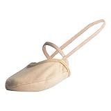 Rhythmic Gymnastic Shoes for Kids,Professional Rhythmic Gymnastic Competition or Ballet Dance Brown