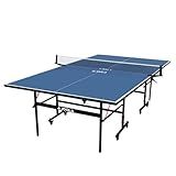JOOLA Inside 13 - Professional MDF Indoor Table Tennis Table with Quick Clamp Ping Pong Net and Post Set - 10 Minute Easy Assembly - Ping Pong Table with Single Player Playback Mode