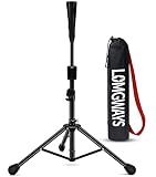 FDLS Baseball Tee,Adjustable Travel Tripod Stand Batting Tee with Bag