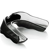 Shock Doctor Mouth Guard, Custom Fit Football Mouth Guard, Moldable Mouth Guard Boxing, Lacrosse, Hockey, MMA, Football & More, Mouthpiece, Mouthguard Sports, Adult - Strapless