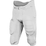 Champro Terminator 2 Integrated Adult Football Pants with Built-in Pads White Medium