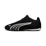 PUMA Men's Catch Shoes Sneaker, Black White, 9