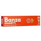 Banza Spaghetti Pasta from Chickpeas - Gluten Free, High Protein, and Lower Carb Protein Spaghetti Chickpea Pasta - 8oz