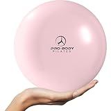 ProBody Pilates Ball, Exercise Balls Physical Therapy - 9 Inch Small Exercise Ball for Between Knees for Rehab, Barre, Core, Stability & Yoga, Physical Therapy Ball for Back Pain (Rose)
