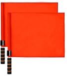 SAWHOX Volleyball Flags Line Judge, 2PCS Referee Flags Volleyball Lightweight Referee Equipment for Volleyball, Track and Field