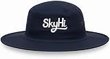 Skyhi Cricket Hat for Men, Women | Lightweight Sports Hat | Outdoor & Match Hat for Cricket, Running & Fitness (US, Alpha, Medium, Navy Blue)