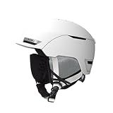 Ski Helmets for Adults & Youth, Skating and Snow Sports, 30-Hole Breathable Anti-Fog, Comfort Thermostatic [International Dual Certification EN1077B ASTM F2040] (21.7-23.2 in) White