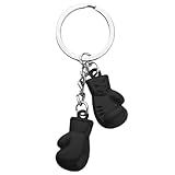 Mini Boxing Glove Keychain - Black Car Keys Keychain for Men & Women - Boxing Gifts for Coach, Teacher, Future Boxer & More