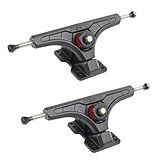 Arsenal Longboard Trucks – 165mm | 50° Baseplate | Chemically Welded Axles | Aircraft-Grade Kingpins | Flipable Hanger for Downhill, Freeride, and Carving Skateboarding