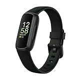 Fitbit Inspire 3 Health & Fitness Tracker with Stress Management, Workout Intensity, Sleep Tracking, 24/7 Heart Rate - 3-Month Google Health Premium Membership Included - Midnight Zen/Black