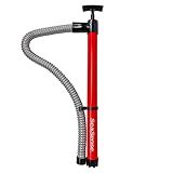 SeaSense Hand Bilge Pump - Self-Priming, Manual Bilge Pump for Water Removal on Small Boats, Kayaks, Canoes, Bilges or Any Place Water Collects - 18" x 20" Hose