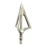 G5 Outdoors Montec 100% Steel Premium Crossbow Fixed Broadheads. Simple to Use, High Performance Broadhead. (3 Pack) (Made in The USA)