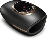 Foruisin Hand Massager with Heat and Compression, 3 Strength Levels & Modes, 10/15/20 Min Timer,Large Size Fits Hands & Forearms Carpal for Arthritis, Pain Relief, Carpal Tunnel(Black, General)