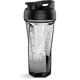 HELIMIX 2.0 Vortex Protein Shaker, 800 ml (28 oz) - Portable Leakproof Water Bottle for Protein Drinks & Smoothies, Without Ball, Dishwasher Safe