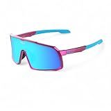 Velo Shades – Changeup – Baseball/Softball Sunglasses – By Jax at The Bullpen Training (Gen2, Cotton Candy - Metallic, Lrg Adlt)