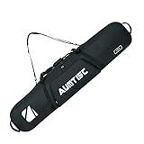 AUMTISC Snowboard Bag Padded for Air Travel Flying Snow Board Bags Case with Storage Compartments Snowboarding Gear and Equipment Bag 155cm Black
