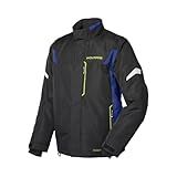 Polaris Mens TECH54 Titan Snowmobile Jacket Snocross Waterproof Insulated Blue - Medium