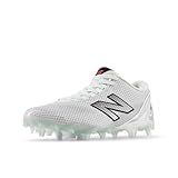 New Balance Women's FreezeLX V5 Low Lacrosse Shoe, White/Black/Silver Metallic, 7