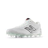 New Balance Women's FreezeLX V5 Low Lacrosse Shoe, White/Black/Silver Metallic, 11 M
