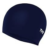 TYR Mens Black Swim-caps, Navy