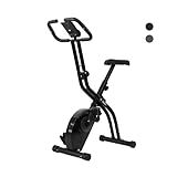 ATIVAFIT 3-in-1 Foldable Exercise Bike for Home, Upright & Recumbent Indoor Bike with 8-Level Magnetic Resistance, Resistance Bands, Quiet Cardio, Adjustable Seat (Black-New)