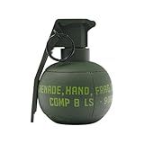 Zhongren M67 Plastic Hand Grenades Toy Dummy Grenade Model Tactcial Airsoft Paintball Army Role Play Prop for Age15+(Green)