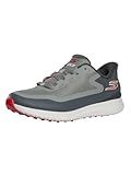 Skechers Men's Flight Spikeless Slip-in Golf Shoe Sneaker, Gray, 9.5